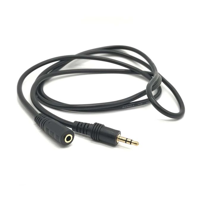 Câble d'extension audio casque stéréo avec contrôle du volume 1pc rallonge