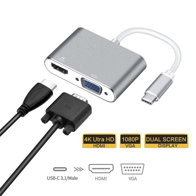 Adaptateur USB type C vers HDMI de Bluehive pour certains