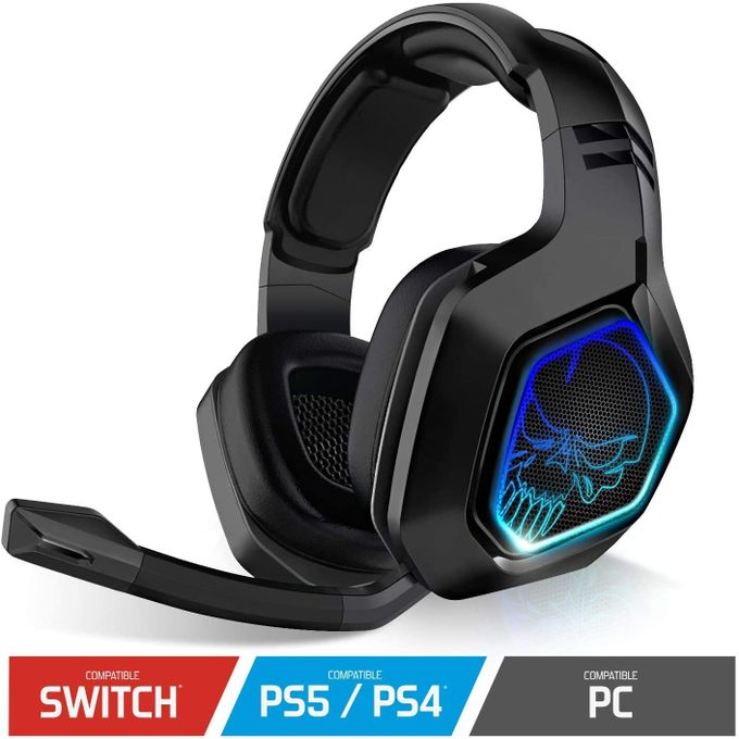 Casque Gaming Sans Fil Compatible PS5, PS4, Switch et PC Casque