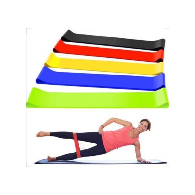 Ceinture Élastique De Yoga Pour Fitness 5 X 1 - Multicolore - Prix