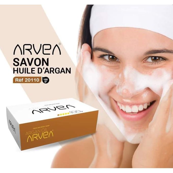 product_image_name-Arvea-Savon Argan, Soins Pour Corps Et Visage, 100gr-3
