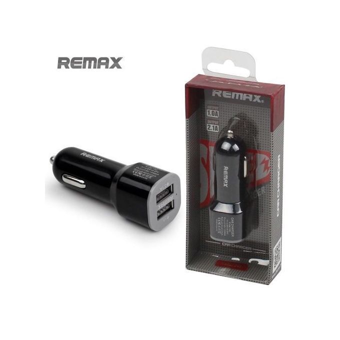 Chargeur allume cigare voiture Double USB 2,1Ah-Câble inclus