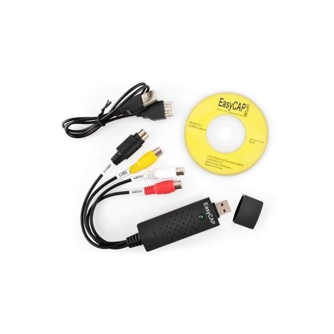 Easy Cap USB 2.0, clé USB de capture audio/vidéo -Convertisseur VHS vers  numérique à prix pas cher