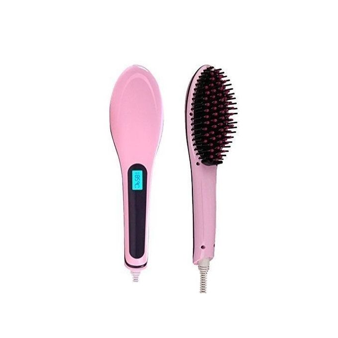 brosse à lisser , chauffage rapide et température réglable - Prix en  Algérie