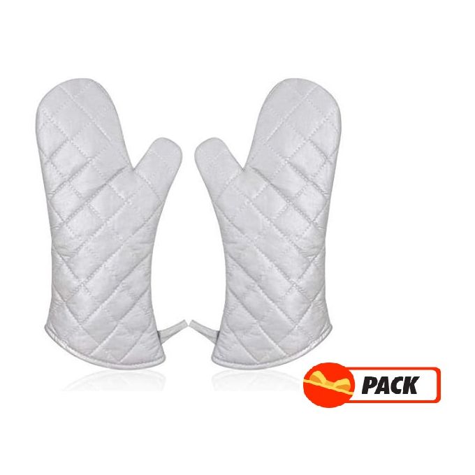 Gants Et Maniques De Cuisine - Lot De 2 Pièces - Résistants à La Chaleur Jusqu'à 236°C - Pour Four, Micro-ondes, Barbecue