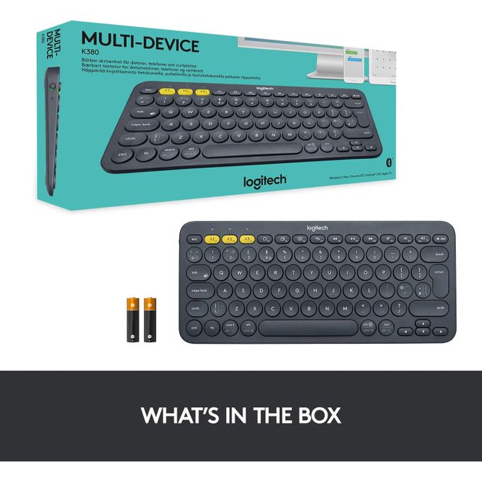 Clavier Bluetooth Multidispositif LOGITECH K380 Français (AZERTY