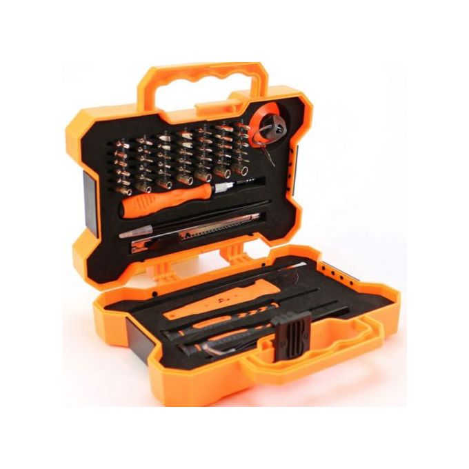 Jeu De Tournevis De Precision Multifonctions 45 En 1 - Jm-8139 -  Noir/Orange - Prix en Algérie