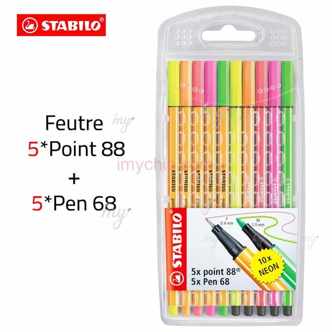 Stylo feutre Pen 68 metallic or