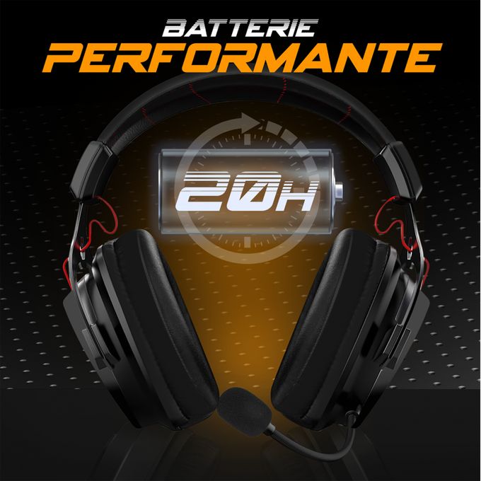 Le casque gamer sans fil 7.1 Haute performance, L'HURRICANE X-PRO