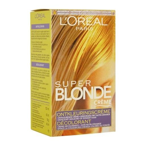  L'Oreal Super Blonde Crème Décolorante avec Soin Nutri-Céramide