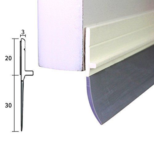  Joint De Bas Porte Isolant Courant D'Air Et Insectes-Noir