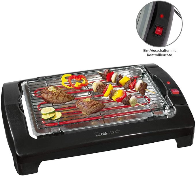  Clatronic Barbecue Electrique - Qb2977- Noir