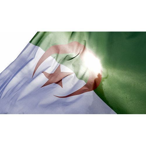  Drapeau D'Algérie 140 X 90 Cm - Tafta