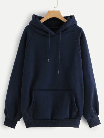  Sweat-Shirt- À Capuche-Bleu