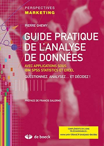  Publisher .Guide pratique de l'analyse de données c32 eco.