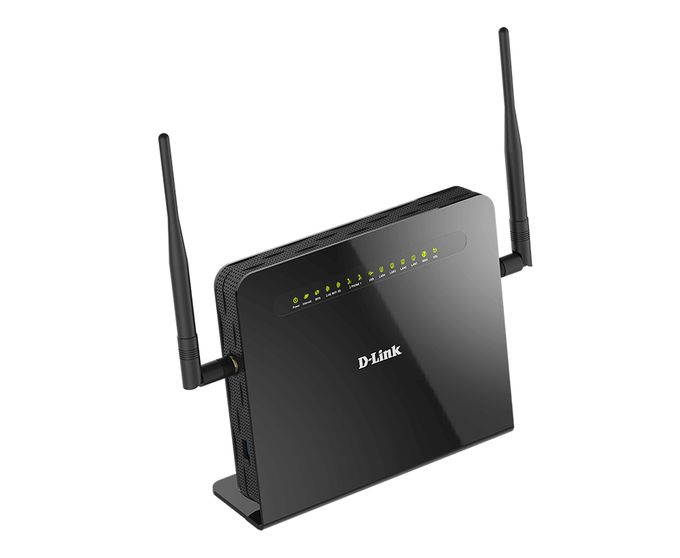 D-Link Modem Routeur Sans Fil Double Bande AC1200 Gigabit ADSL2+VDSL2 VOIP DSL-G2452DG