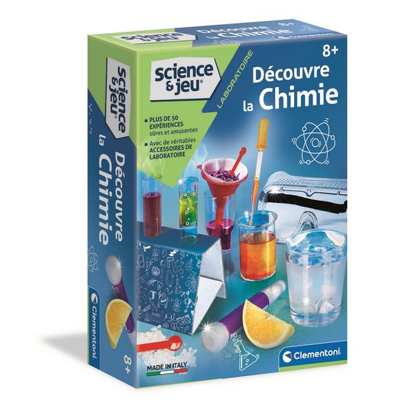  Clementoni Jeux Educatif Jeux Ludique Je Découvre La Chimie 8 Ans et +