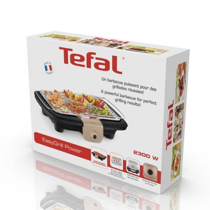  Tefal Barbecue TEFAL EASYGRILL POWER TABLE TAUPE BG90C814 2300W