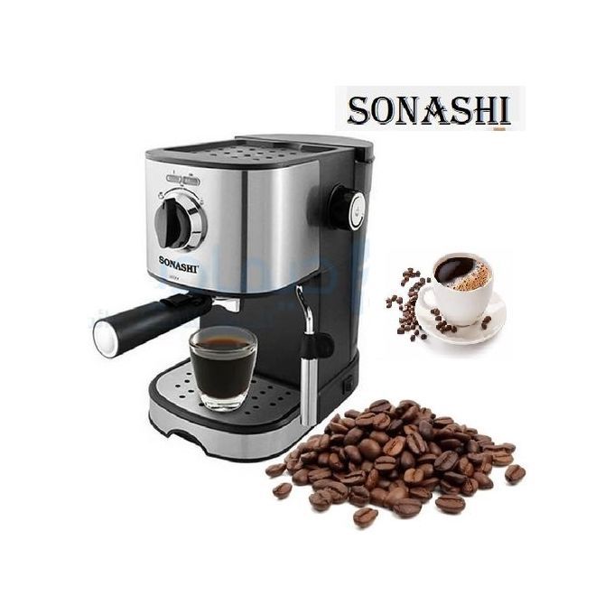 Sonashi Machine a Café Expresso inox Café Poudre - 15 Bar Sonashi