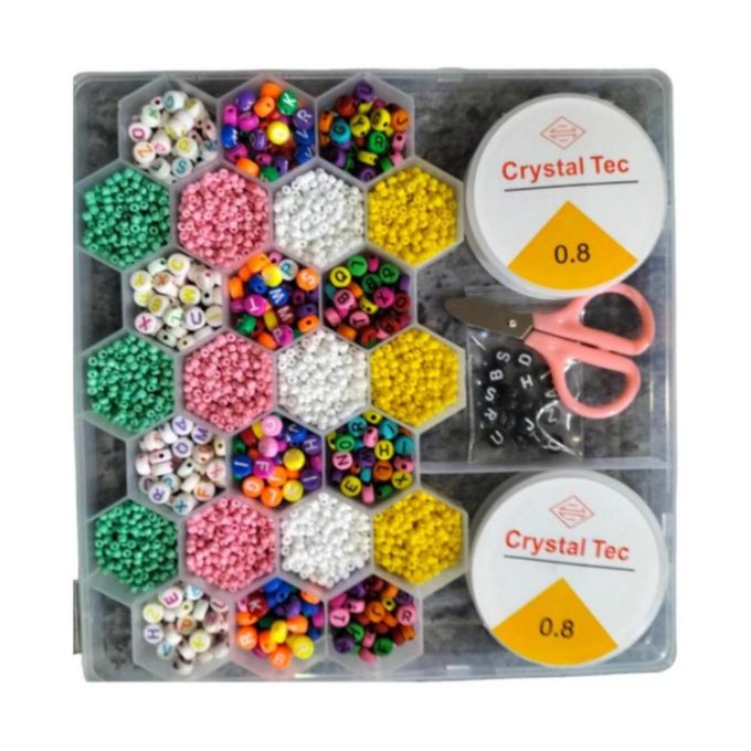  Ensemble de perles Fabrication de bracelet - bricolage pour filles