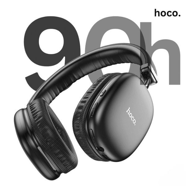  Hoco Casque Sans Fil Bluetooth 5.3 90H d'autonomie - AUX / TF CARD / BT