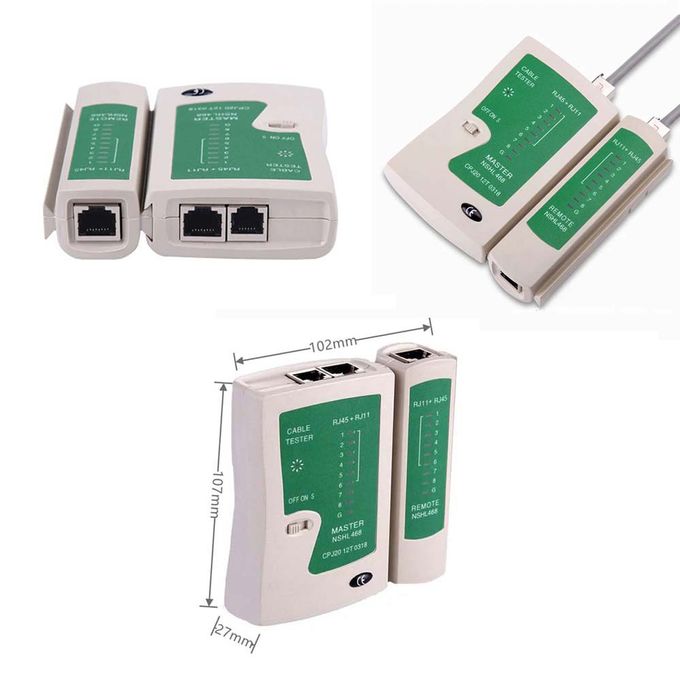  Testeur De Câble Réseau Led Rj45 Rj11 Rj12 Lan ethernet tester