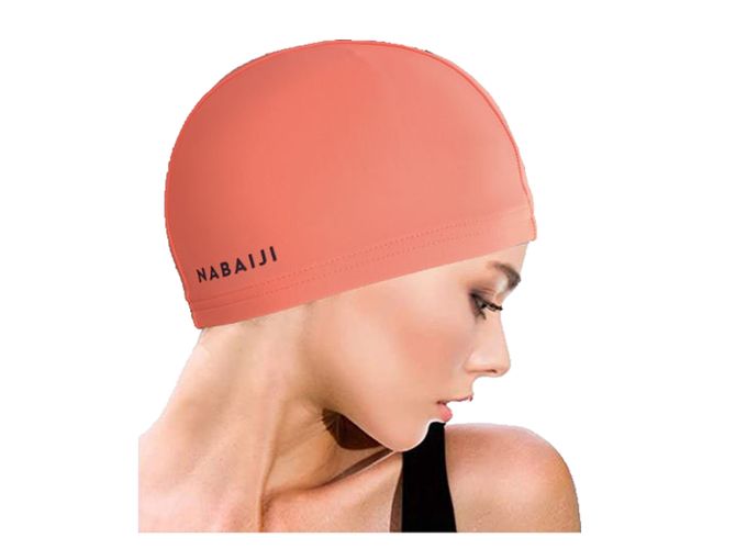 Bonnet de bain noir adulte taille S - Nabaiji