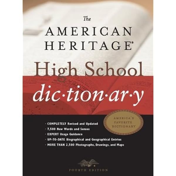  l'Etudiant American Heritage High School Dictionary C20 Dp2