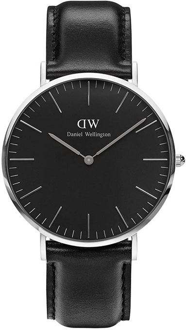  Daniel Wellington Montre Homme Classique Sheffield Argent DW00100133 Noir (01160032470)