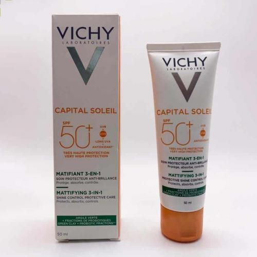 Vichy CAPITAL SOLEIL SPF 50 + MATIFIANT 3 EN 1 50 ML