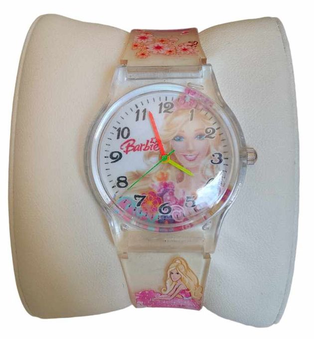  Montre enfant - Bracelet en silicone - Blanche