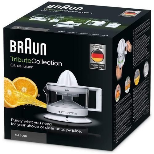  Braun Presse Agrumes Electrique ,350 Ml-Blanc