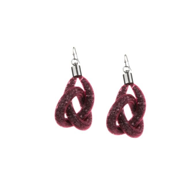  JEWELLERY Rebel Puffed up Earrings - Rouge