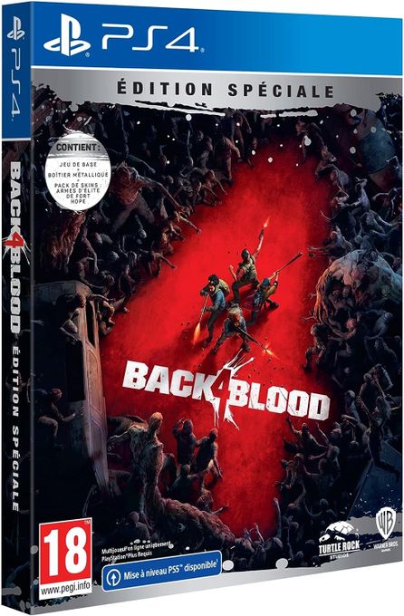  Playstation Back 4 Blood 4 - Steelbook Edition PS4