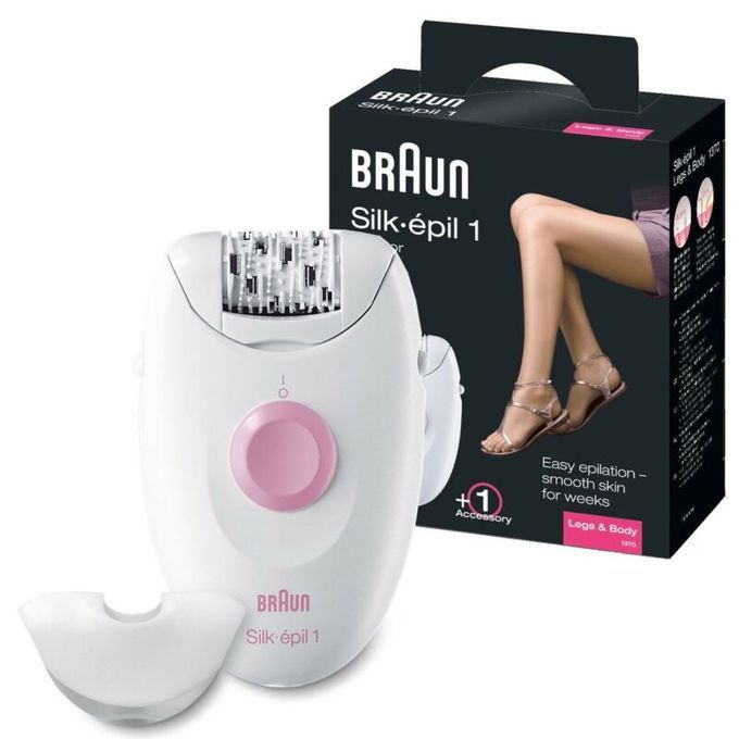  Braun Epilateur - Silk Epil 1 Legs&Body 1370 - Blanc