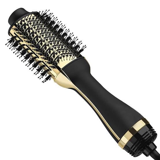  ENZO PROFESSIONAL Sèche-cheveux multifonctionnel, brosse chauffante 1300 watts En 4116