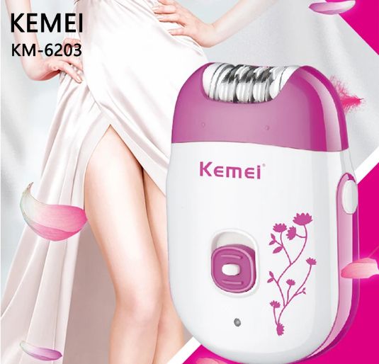  Kemei Tondeuse pour femme  - Km 6203 - blanc