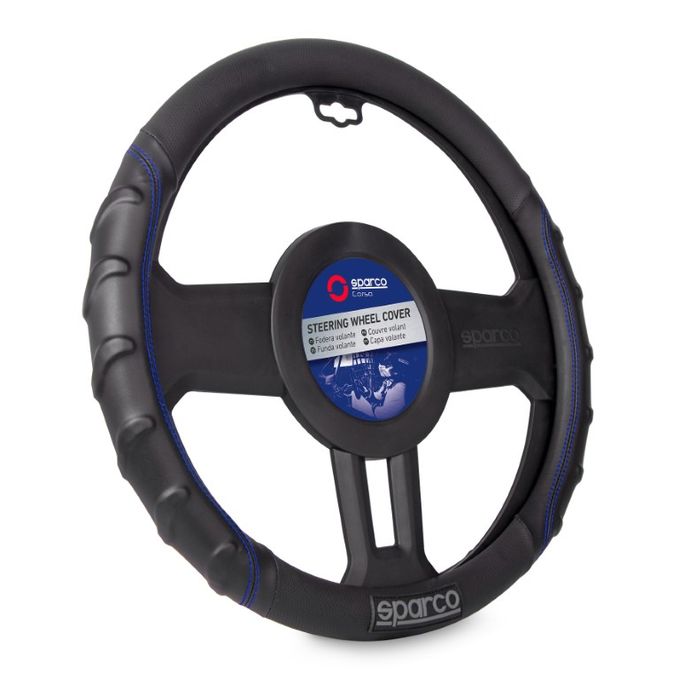  Sparco Couvre Volant 37 cm - Noir/bleu