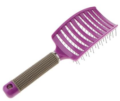  Brosse de massage démêlantes a séchage rapide brosse cheveux Violet