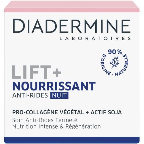  Diadermine Crème De Nuit Visage Lift+ Nourrissant Soin  Anti-Rides Ultra Fermete 50 Ml
