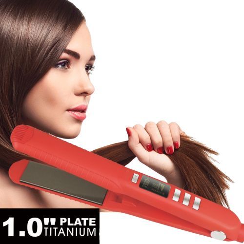  ENZO PROFESSIONAL Lisseur Cheveux Professional Pro 1.0" Plaque