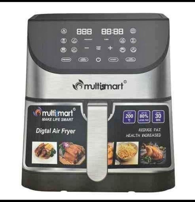  Multismart Friteuse sans Huile L 6 - programmes-Ecran tactile LED 1500W multsmart-silver