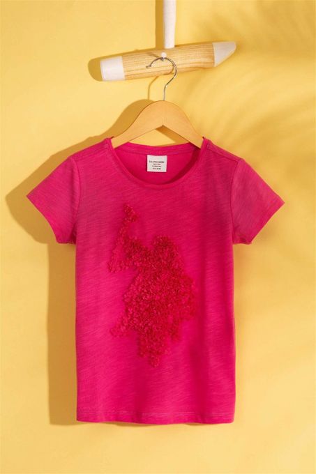  US POLO T-Shirt Fille - 750643VR023 - rose