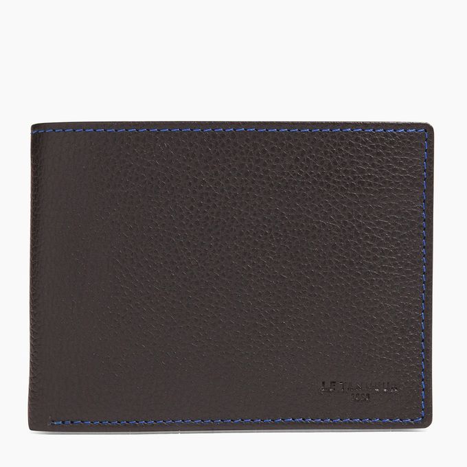  Le Tanneur Portefeuille horizontal zippé 2 volets Charles en cuir grainé