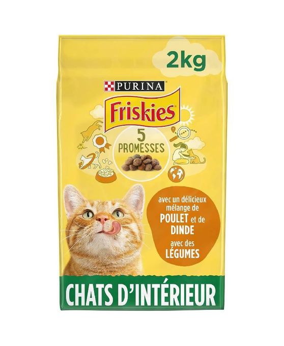  Friskies Croquettes pour chats d'interieur 2kg