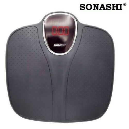  Sonashi Pèse Personne Numérique LED 180Kg -SSC-2228-Noir/Gris