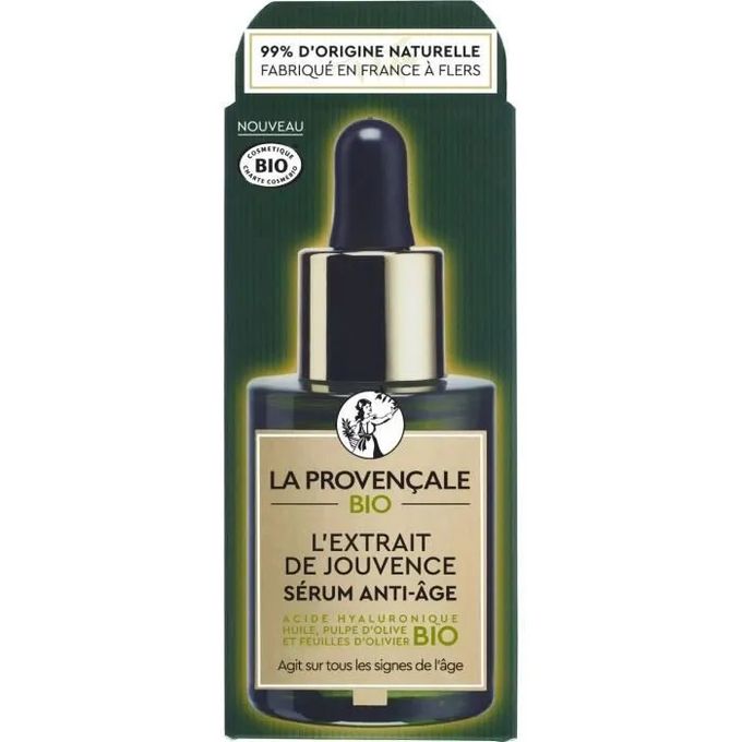  La Provençale L'extrait de Jouvence Sérum Anti-Age Acide hyaluronique et Huile