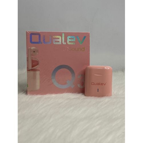 Écouteurs True Wireless Stereo - Qualev Q3 - Confort Optimal - Rose