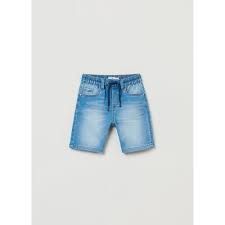  OVS KIDS Shorts de denim Bermuda avec effet mal teint et cordon