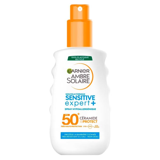  Garnier Ecran Totale, Ambre Solaire - Sensitive Expert + - Lait Protecteur FPS 50+